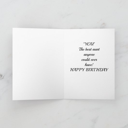 誕生日は私の最高のカードに希望を持つ カード (内部)