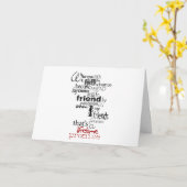誕生日は私の最高の友人に永遠に約束する カード (黄色い花)
