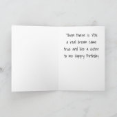 誕生日は私の「友最高の人」を願う カード (内部)