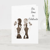 誕生日は私の****妹**** カード (正面)