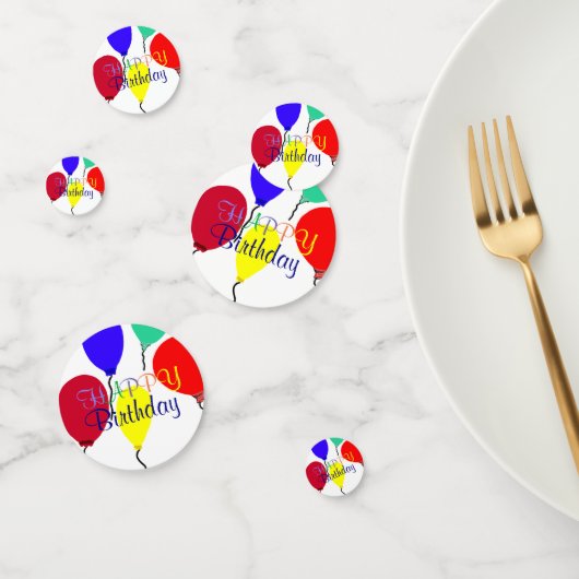 誕生日は紙吹雪を風船のようにふくらませます コンフェッティ (グループ)