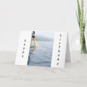 誕生日は素晴らし湖のカードと同じだ カード (正面)