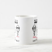 誕生日は、あなたのボールに住んで使用コーヒーマグ コーヒーマグカップ (中央)