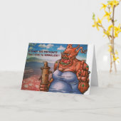 誕生日は… カード (黄色い花)