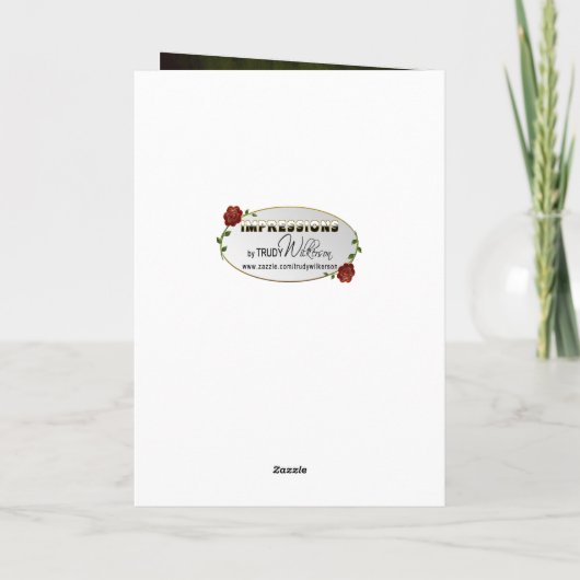 誕生日は-ユニークな誰か非常に-パッチワーク上がりました カード (裏面)