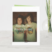 誕生日は、1970年代を覚えている兄弟のために。 カード (裏面)