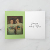 誕生日は、1970年代を覚えている兄弟のために。 カード (内部)