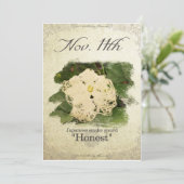 誕生日はNov.11th "日本のなヘビのひょうたん"で開花します カード (スタンド正面)