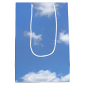 誕生日ひまわりレトロサングラス ミディアムペーパーバッグ (裏面)