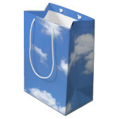 誕生日ひまわりレトロサングラス ミディアムペーパーバッグ (裏面アングル)