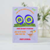 誕生日への双子の兄弟への招待。 招待状 (スタンド正面)