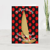 誕生日への次の365ウィンドサーフィンをする日 カード (正面)