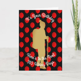 誕生日への次の365ハイキングの日 カード