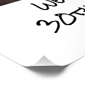 誕生日へようこそ「この子」ヴィンテージ写真スナップショット ポスター (コーナー)