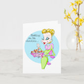 誕生日またはチョコレート及びバースデー・カード カード (黄色い花)