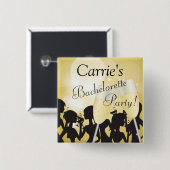 誕生日またはバチェロレッテディーバガールズナイトアウト 缶バッジ (正面&裏面)