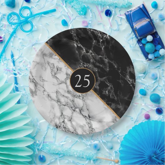 誕生日または記念日の紙プレートの例 ペーパープレート (パーティー)