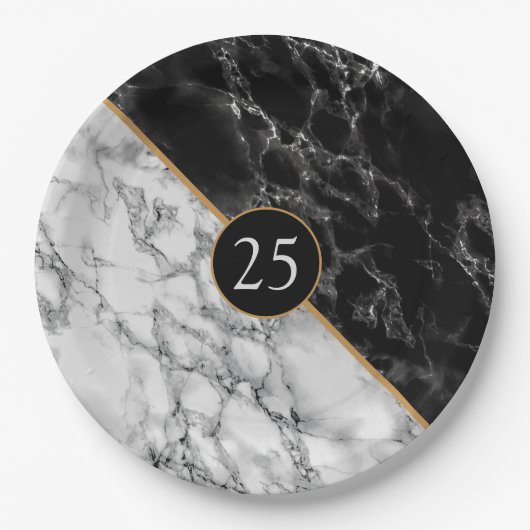 誕生日または記念日の紙プレートの例 ペーパープレート (正面)