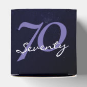 誕生日または記念日 |編集可能グランジ紫 フェイバーボックス (上部)