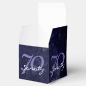 誕生日または記念日 |編集可能グランジ紫 フェイバーボックス (オープン)