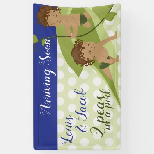 誕生日または赤ちゃんシャワーのバナー 横断幕 (縦)