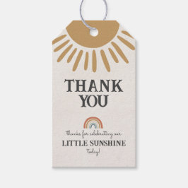 誕生日または赤ちゃんシャワー用サンシャインメッセージカード ギフトタグ