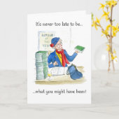 誕生日または退職カード カード (黄色い花)