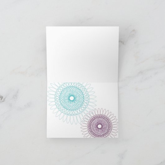 誕生日らせん状 カード (内部)