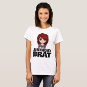 誕生日わがままガールTシャツ Tシャツ (正面フル)
