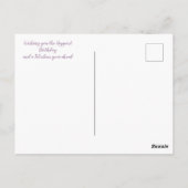 誕生日を出遠くにさないネズミ ポストカード (裏面)