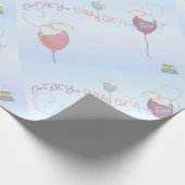 誕生日を出遠くにさないネズミ ラッピングペーパー (角)