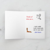 誕生日を忘れたと謝るカード カード (内部)