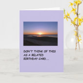 誕生日を忘れたと謝るカード カード (黄色い花)