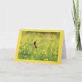 誕生日を持素晴らしつ カード (正面)