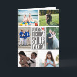 誕生日を望んで毎日微笑します カード<br><div class="desc">PiPoの出版物からのこの嬉しい誕生日の挨拶状が付いているあなたのお気に入りのな写真を展示して下さい。  このカードは6つの写真の入り口を特色にし、家族、友人、または最愛の人の誕生日毎日微笑することを望みます。</div>