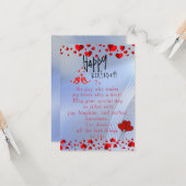 誕生日を祝う カード (正面/裏面インサイチュ)