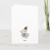 誕生日を祝して カード (裏面)