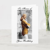 誕生日を祝して カード (正面)