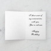 誕生日を祝して カード (内部)