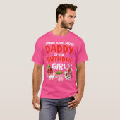 誕生日を迎えたお姫様のパパ 農場の動物 トラクター Tシャツ (正面フル)