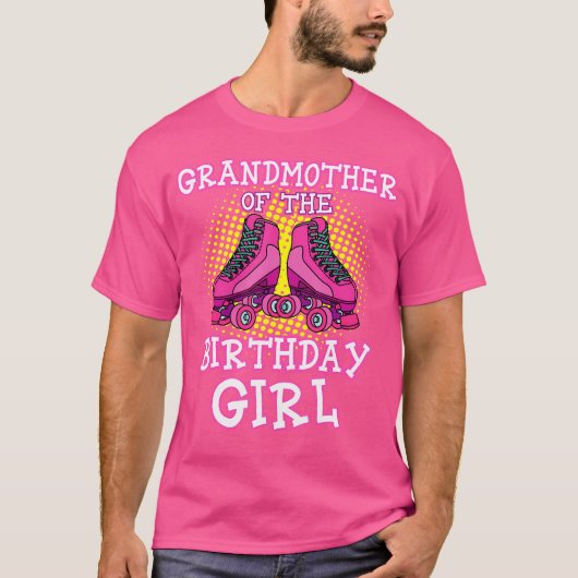 誕生日を迎えたお孫さんの祖母のローラースケート Bda Tシャツ (正面)