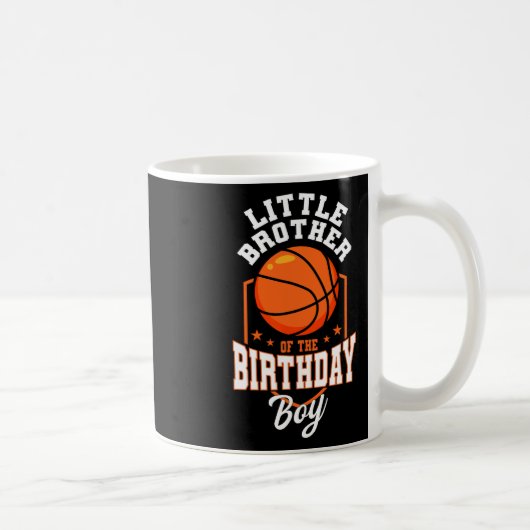 誕生日を迎えた兄の小さな弟のスケッチテーマBD コーヒーマグカップ (右)
