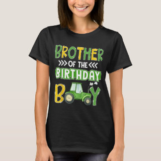 誕生日を迎えた兄弟のトラクター農場のトラック Tシャツ