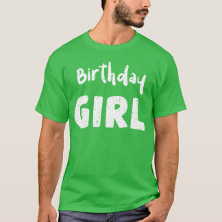 誕生日を迎えた女の子と馬 Tシャツ