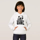 誕生日を迎えた女の子のパンダのTシャツ (正面フル)