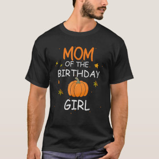 誕生日を迎えた女の子のママ かぼちゃ 1歳の誕生日 ファミ Tシャツ