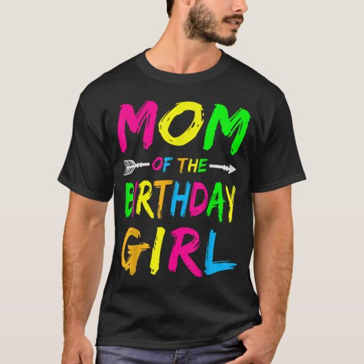 誕生日を迎えた娘の母 Tシャツ (正面)