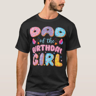 誕生日を迎えた娘の父 スイートドーナツ 誕生日 Tシャツ