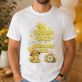 誕生日を迎えた娘を誇りに思うパパのメンズTシャツ Tシャツ