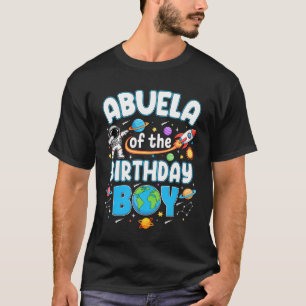 誕生日を迎えた宇宙飛行士の少年とおばあちゃん Astronaut Family Space Tシャツ